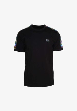 BRAD LOGO BANDA SULLE MANICHE - Camiseta estampada - nero