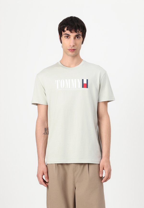 DNA FLAG TEE - Print T-shirt - misty sage