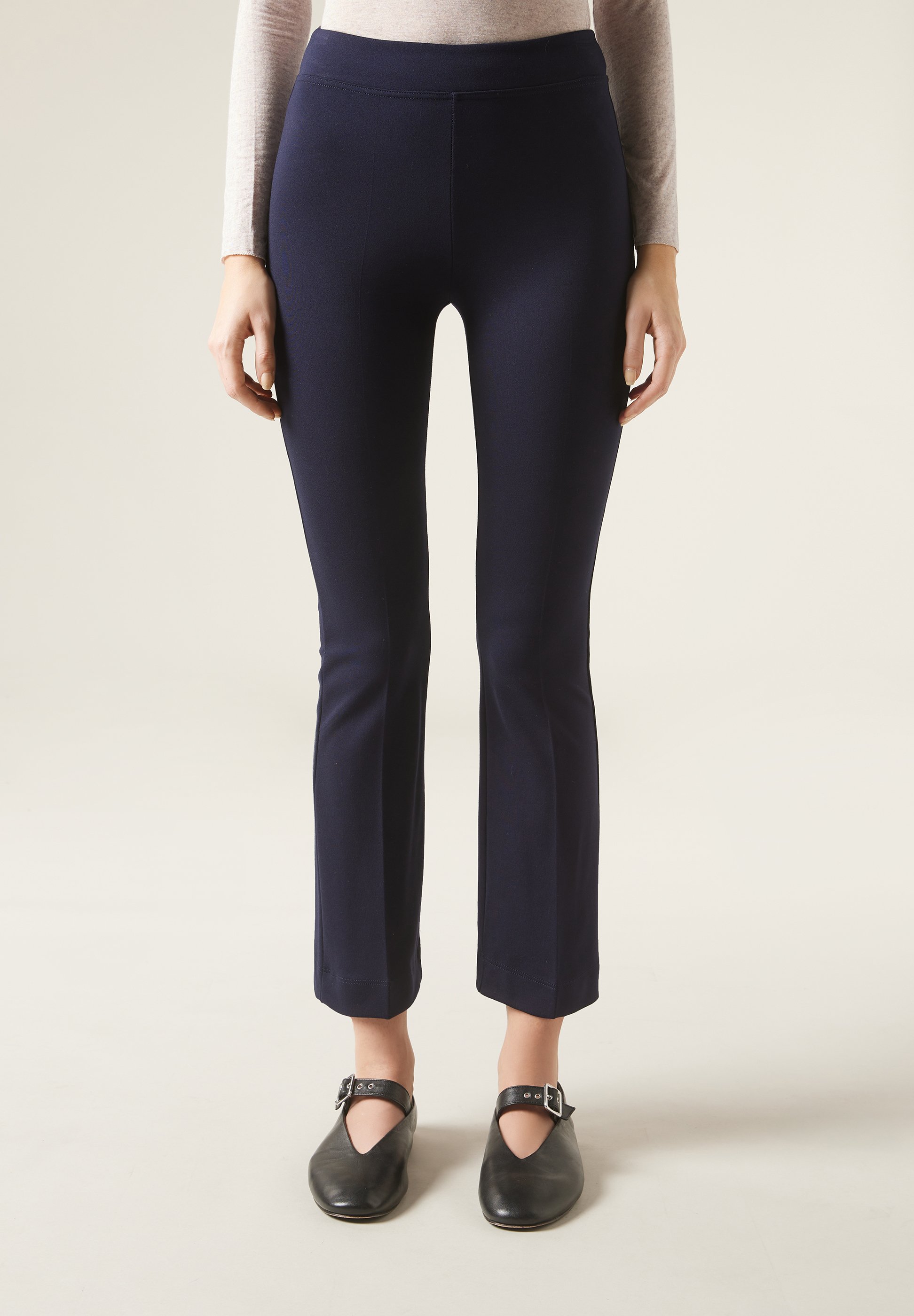 Calzedonia CROPPED FLARE Leggings blue/blu Zalando