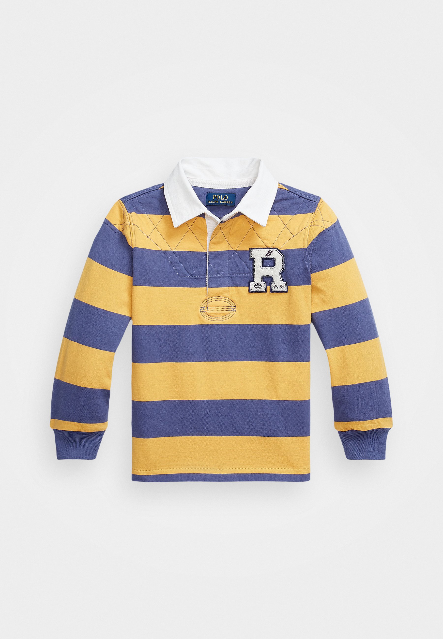 long sleeve polo ralph lauren bleu et jaune