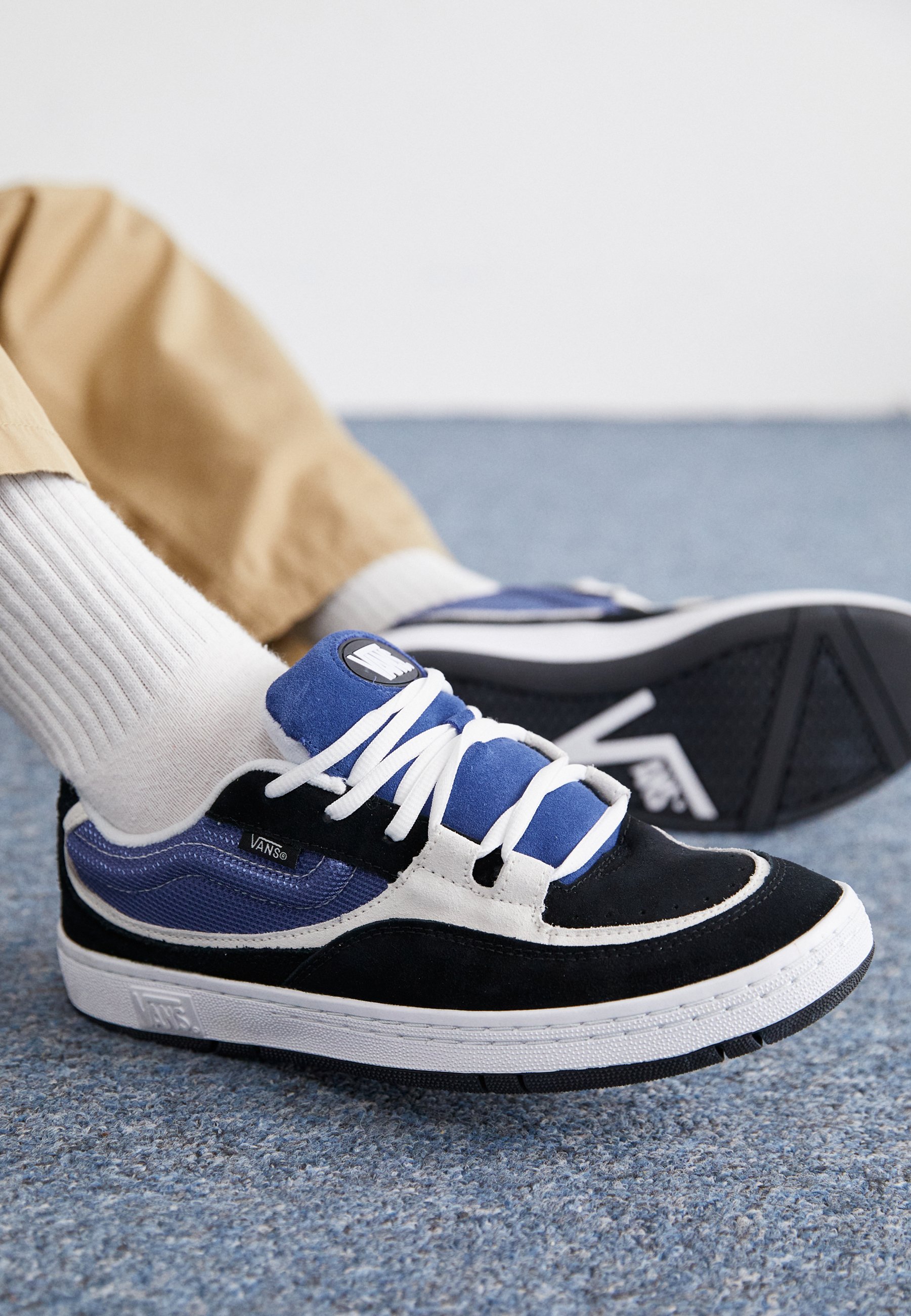 Vans SPEED LS UNISEX - Skate shoes - black/navy/black - Zalando