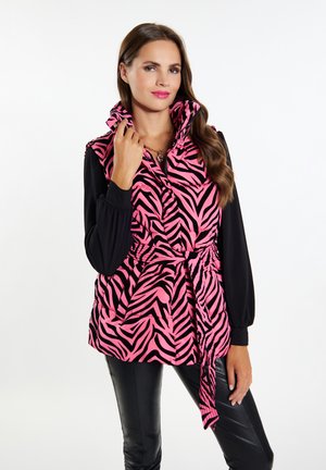 WATTIERTE - Weste - pink zebra