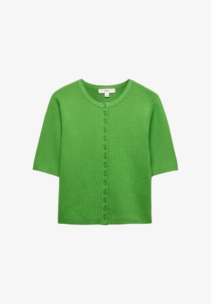 Marks & Spencer, CREW NECK CROPPED CARDIGAN - Kardigan - grass