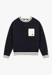 SOURCE POCKET CREWNECK UNISEX - Melegítőfelső - black