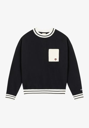 BLKVIS SOURCE POCKET CREWNECK UNISEX - Felpa - black