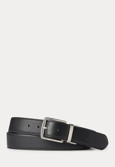 Polo Ralph Lauren LEATHER BELT & CARD CASE GIFT SET - Bælter - black