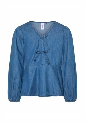 VMDEMI - Bluse - medium blue denim
