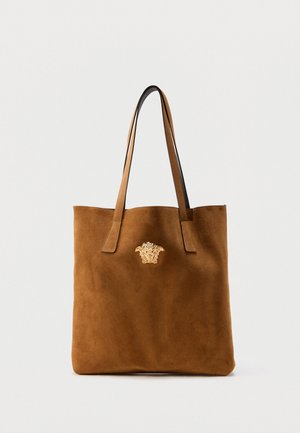 UNISEX - Bolso shopping - cognac/gold-coloured