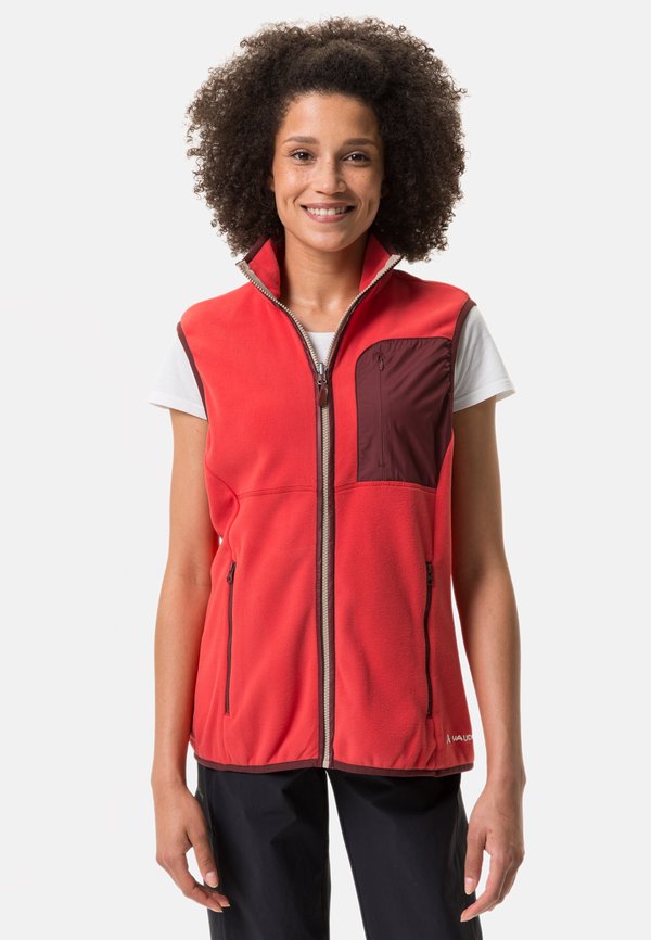 WOMEN'S ROSEMOOR FLEECE VEST - Weste - flame
