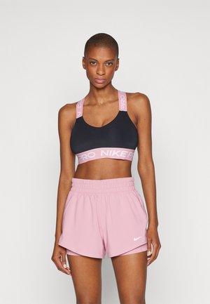 BRA - Sports-BH-er med lett støtte - black/elemental pink/white