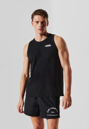 LOGO TANK - Beach accessory - black
