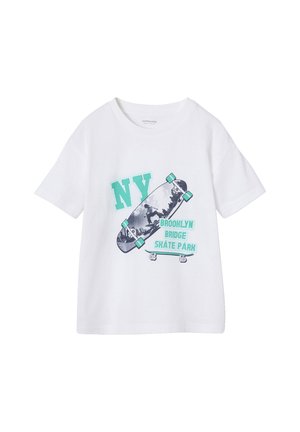 Print T-shirt - weiß
