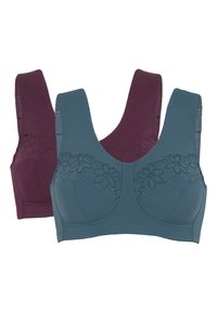 Unausgewählt, dark purple/dark petrol