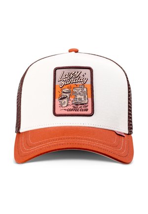 Djinn's, HFT CAP LSCC FUNKY PATCH UNISEX - Cap - white brown