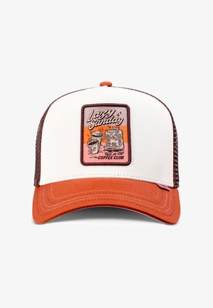 Djinn's, HFT CAP LSCC FUNKY PATCH UNISEX - Cap - white brown