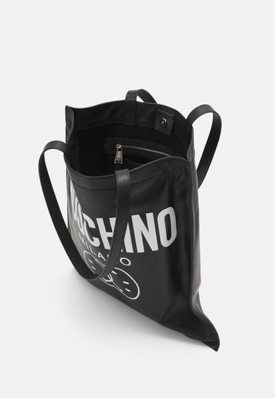 MOSCHINO DOUBLE SMILE LOGO UNISEX - Saco de mão - black