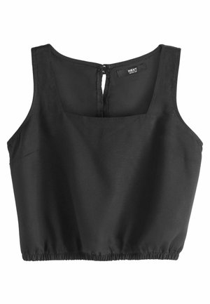 SUMMER SQUARE NECK  - Blus - black