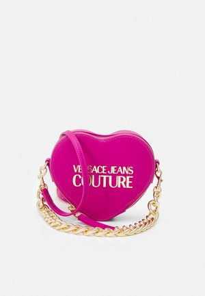 Versace Jeans Couture RANGE LOGO LOCK SKETCH BAG - Bolso de mano - orchid