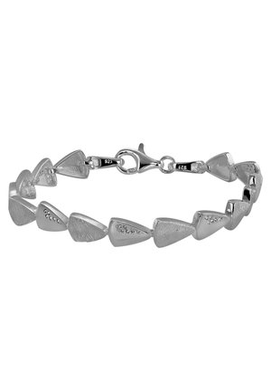 DREIECK - Armband - silberfarben/weiß
