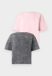 Niewybrane, light pink/dark grey