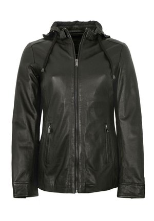 Lederjacken24 ELISA - Lederjacke - schwarz