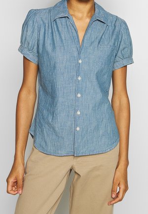 Košilová halenka  - blue denim