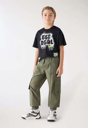 UNITA - Pantaloni cargo - salvia