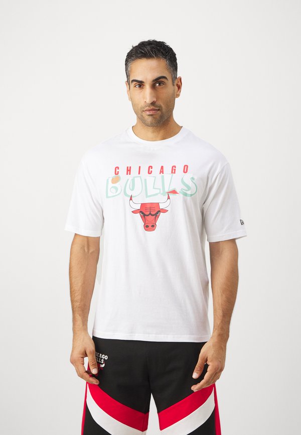 NBA CHICAGO BULLS GRAPHIC OVERSIZED TEE - Print T-shirt - whie2