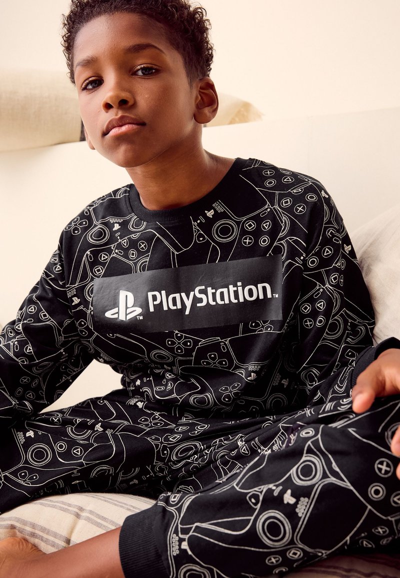 Pyjama Primark Playstation PS4 - Taille 8-9 Ans, Logo Métallisé Brillant, Neuf Avec étiquette