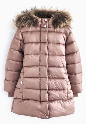 SHOWER RESISTANT FAUX FUR TRIM PADDED COAT - Vinterkappa /-rock - toffee pink