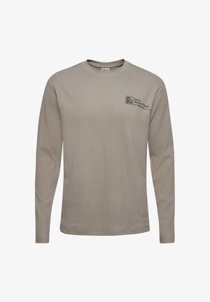 HALO GEAR  WAFFLE - Langærmet T-shirt - mourning dove