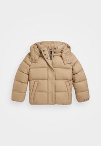 HOODED DOWN JACKET - Dunjakke - vintage khaki