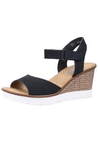Rieker Sandali con zeppa - blue