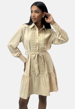 Abito a camicia - beige