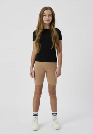 3ER PACK BIKER - Short - tannin