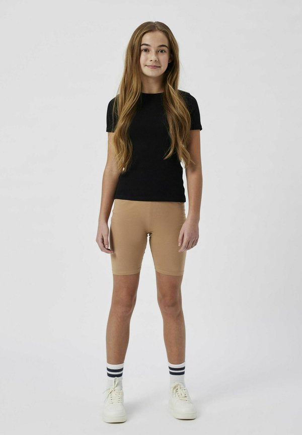 3ER PACK BIKER - Shorts - tannin