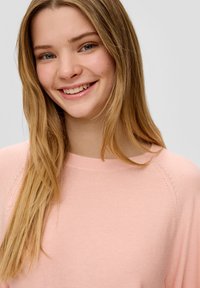 QS Strickpullover - papaya