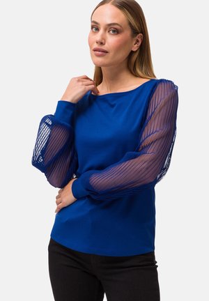zero MIT TRANSPARENTEN ÄRMELN - Long sleeved top - sodalite blue