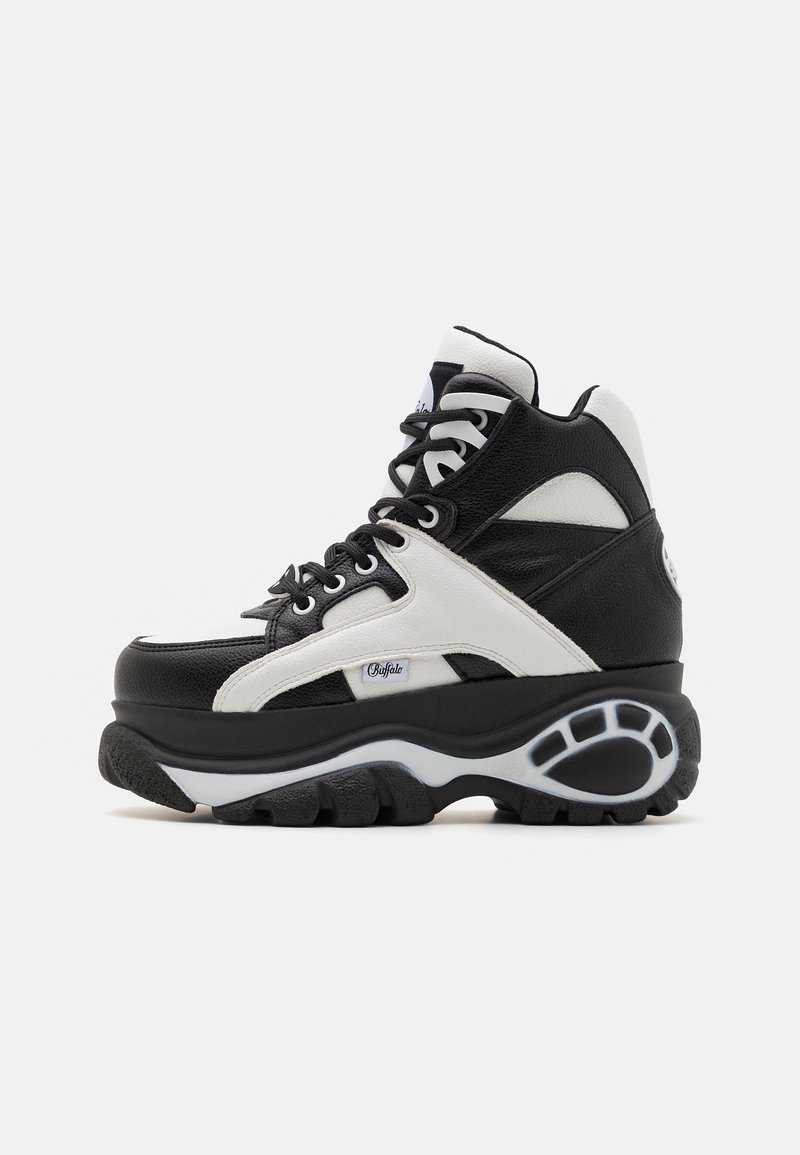 Buffalo Sneakers hoog - black/white