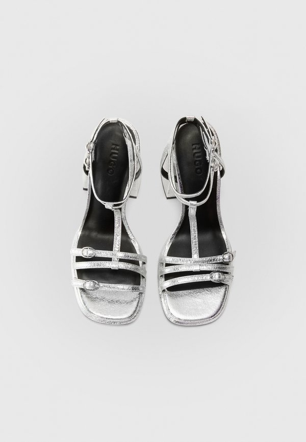 KIORA - Ankle cuff sandals - silver2