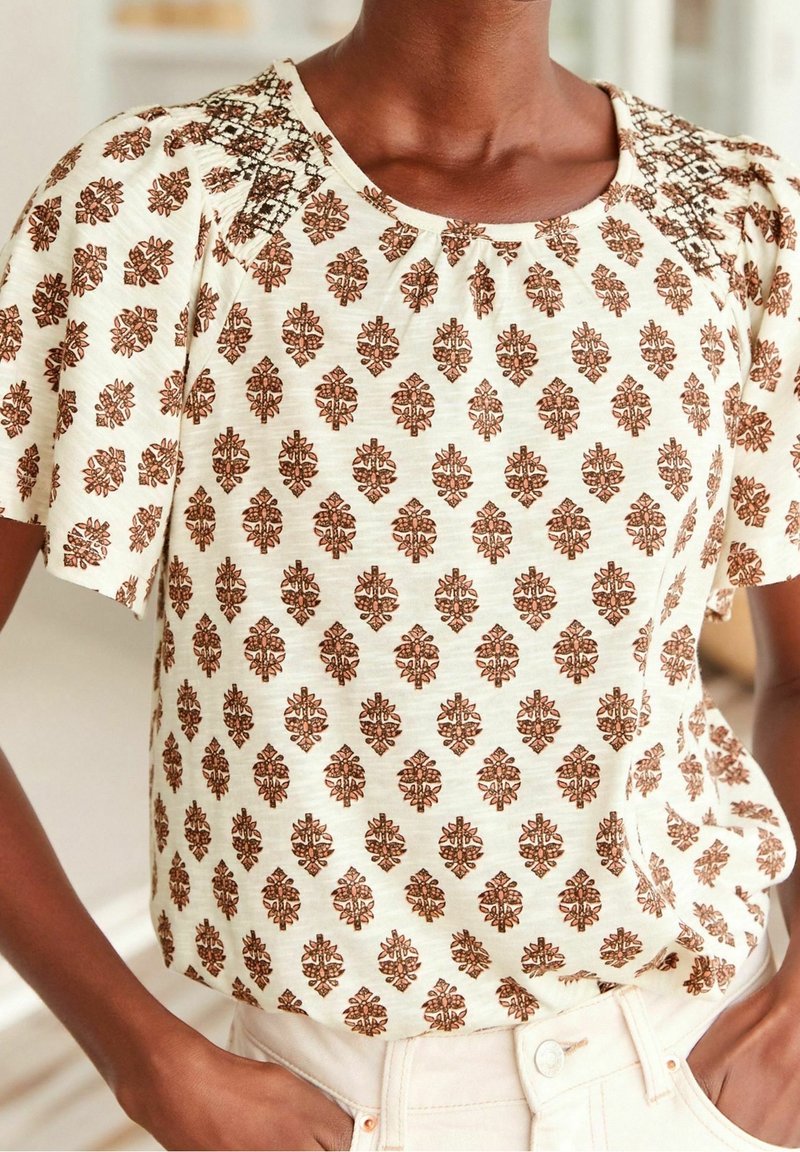 Next T-shirt imprimé - beige