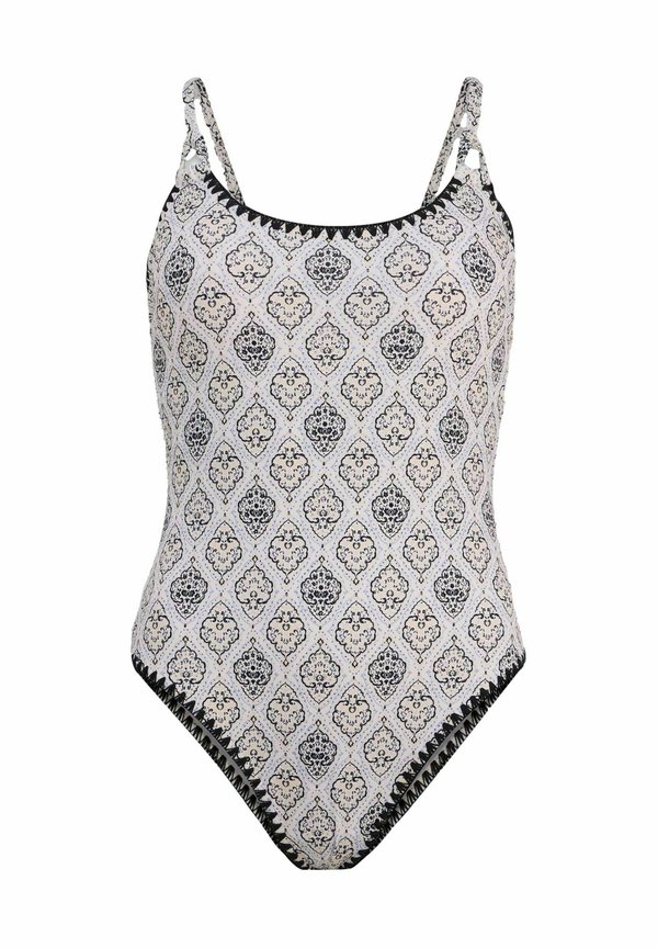 PRINTED SCOOP TUMMY CONTROL - Badeanzug