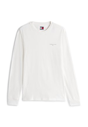 Tommy Jeans, LINEAR LOGO - Top s dlhým rukávom - ecru