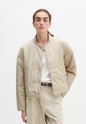 Marc O'Polo, MARC O'POLO STEPPJACKE REGULAR MIT WASSERABWEISENDER OBERFLÄCHE - Übergangsjacke - linen beige