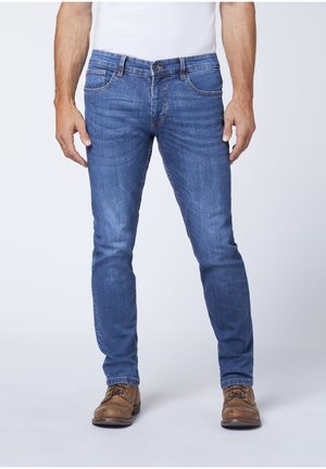 MIT SUPER-STRETCH-KOMFORT - Jeans Slim Fit - mid stone