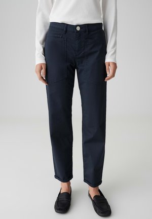 MID RELAXED FIT - Stoffhose - coal blue