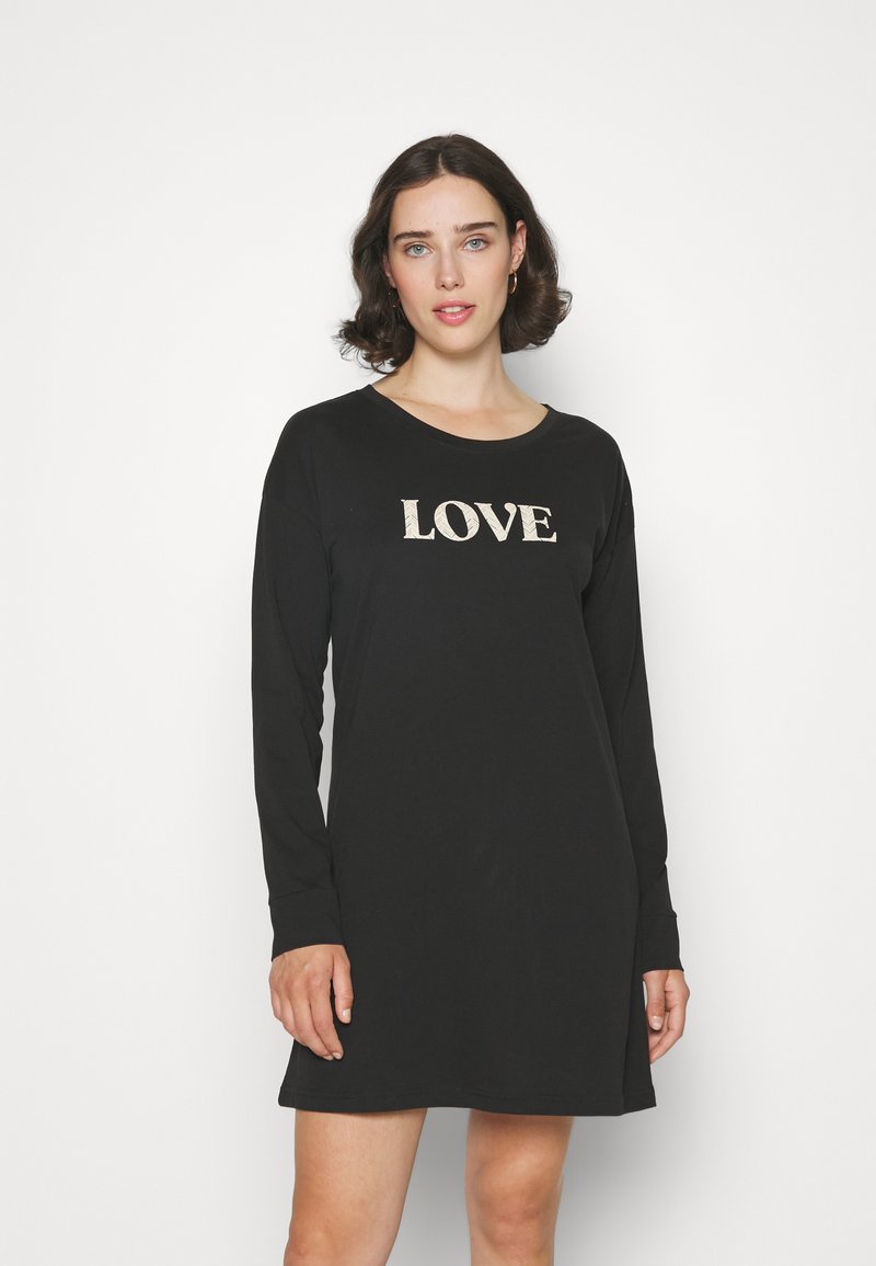 Natori Camicia Da Notte Donna – Colore Nero, Taglia Large, Morbida E Confortevole