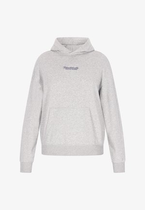 Schmuddelwedda Felpa con cappuccio - grau melange