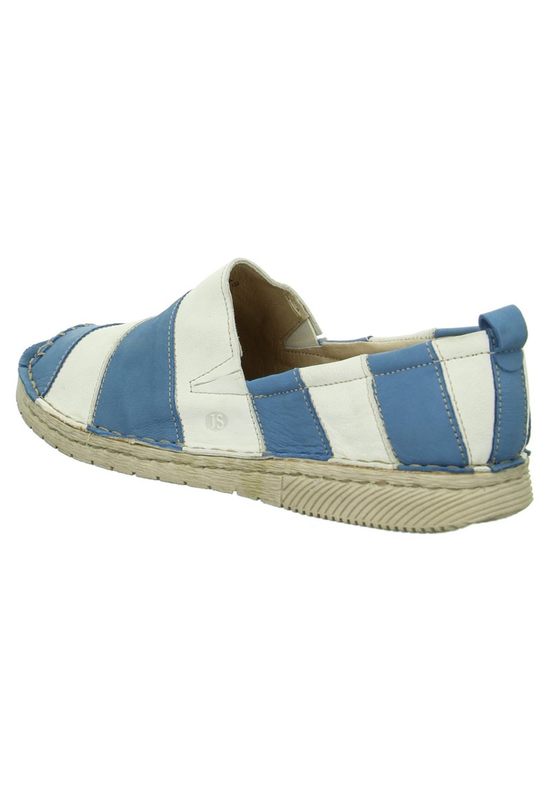 Damen Halbschuhe | Josef Seibel SOFIE Slipper blau-weiß/blau - OV18957 Damen Halbschuhe | Josef Seibel SOFIE Slipper blau-weiß/blau - OV18957