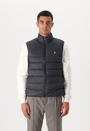 WADDED GILET - Vest - gunmetal